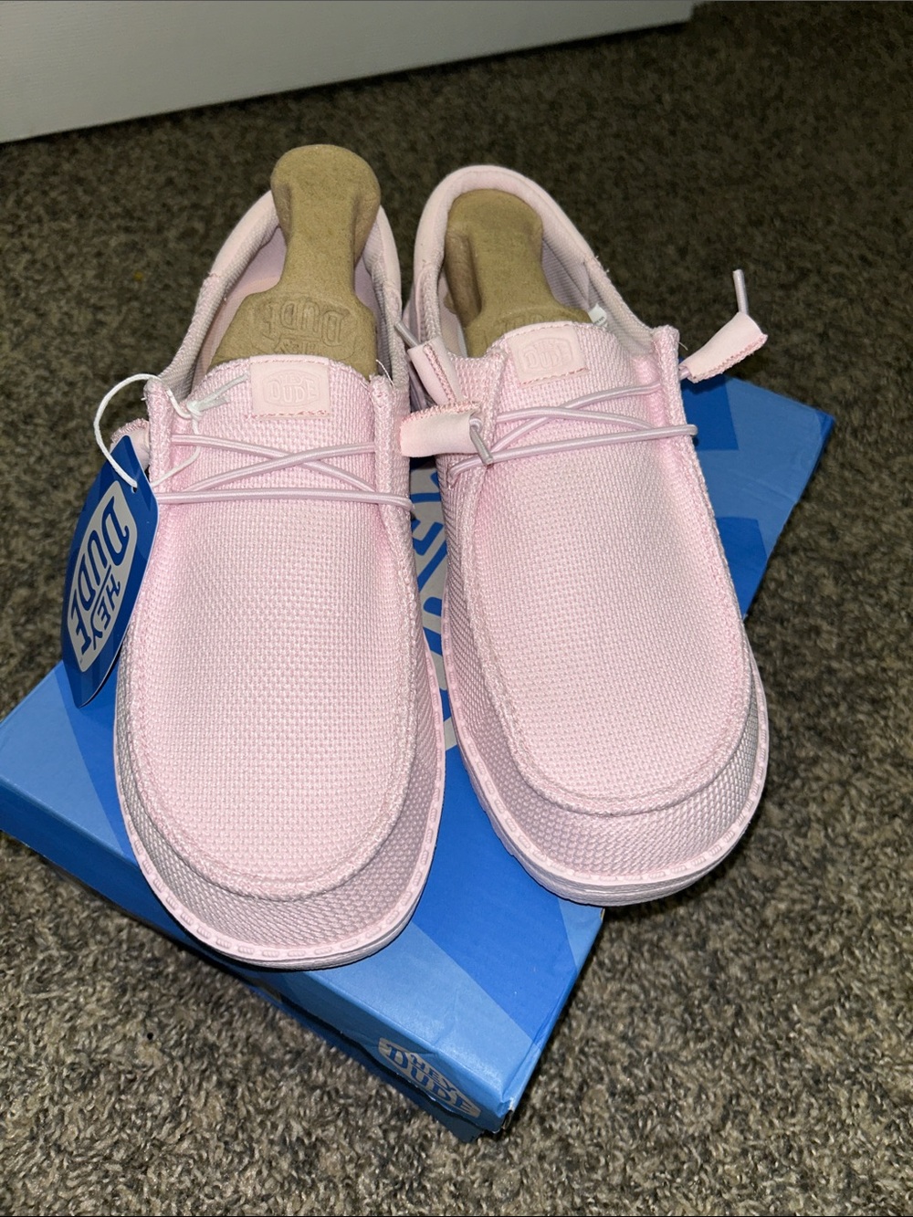 Hey Dude Wally Lite Slip-On Shoes - Light Pink